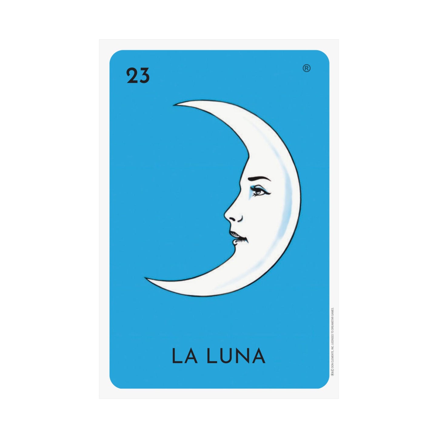 La Luna Vertical Matte Poster