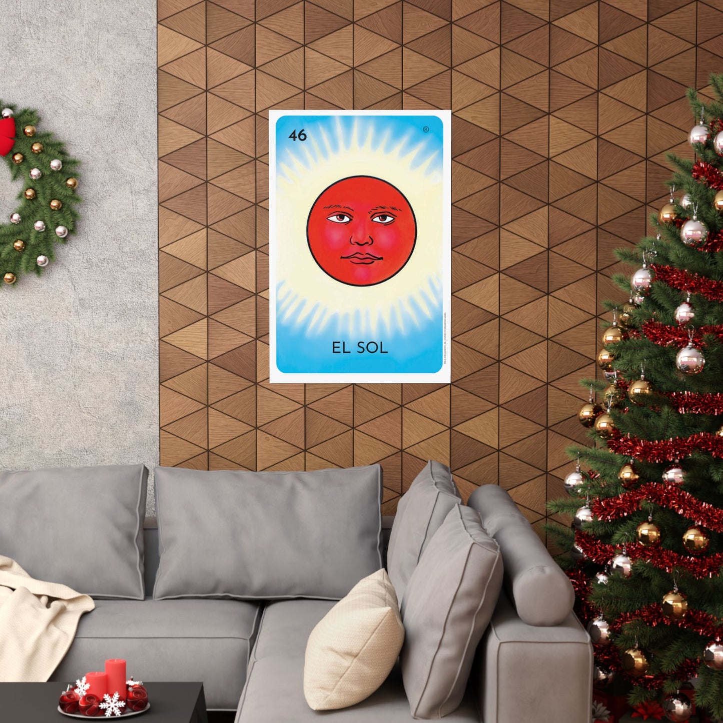 El Sol Vertical Poster Vibrant Matte