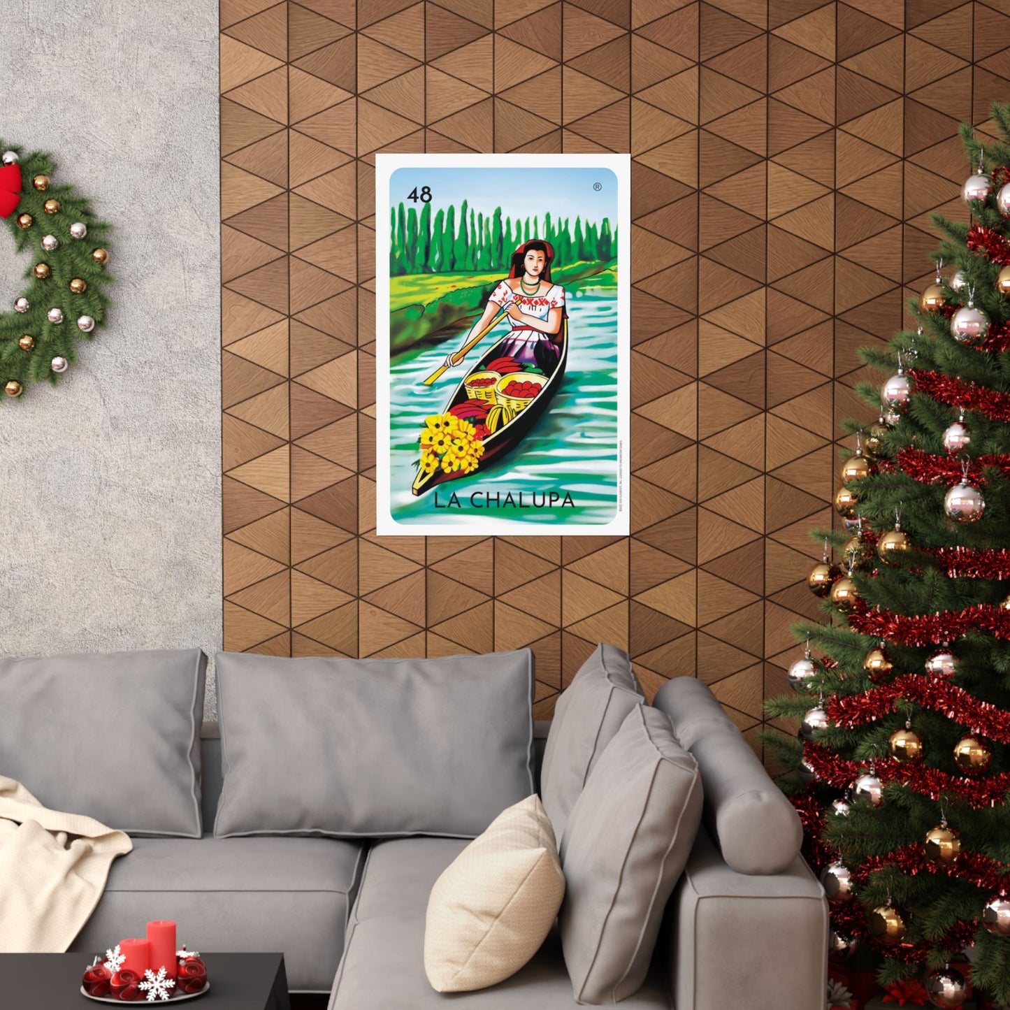 La Chalupa (The Canoe) – Official Lotería Poster®