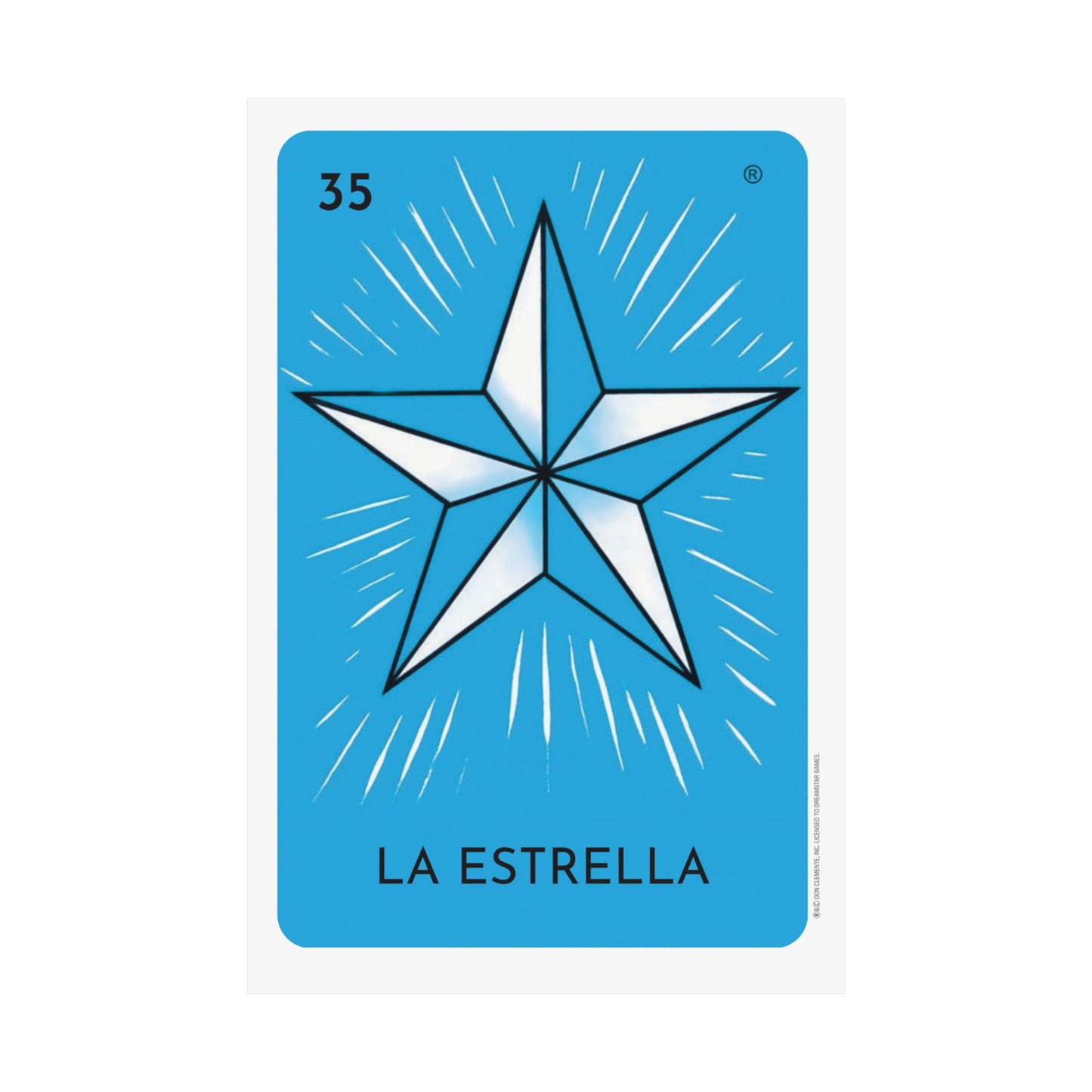 La Estrella (The Star) – Official Lotería® Poster
