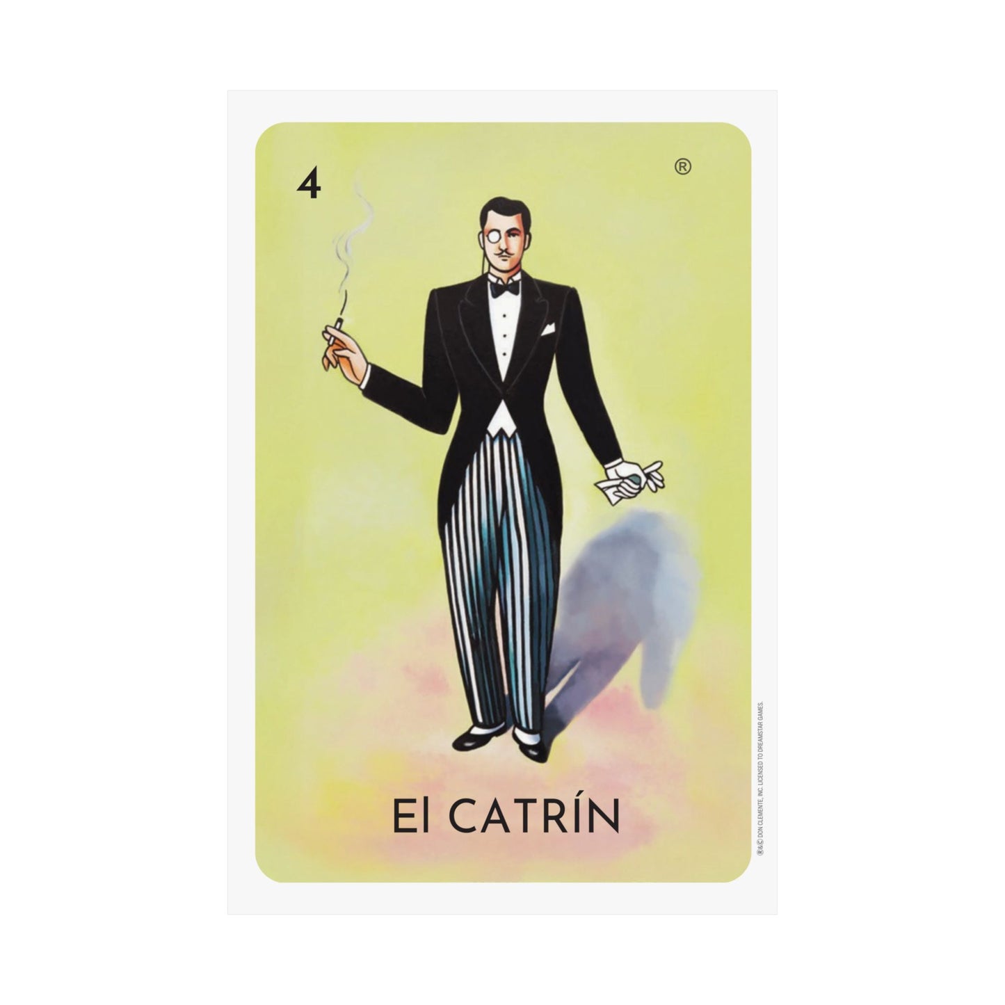 El Catrin Vertical Poster Vibrant Matte