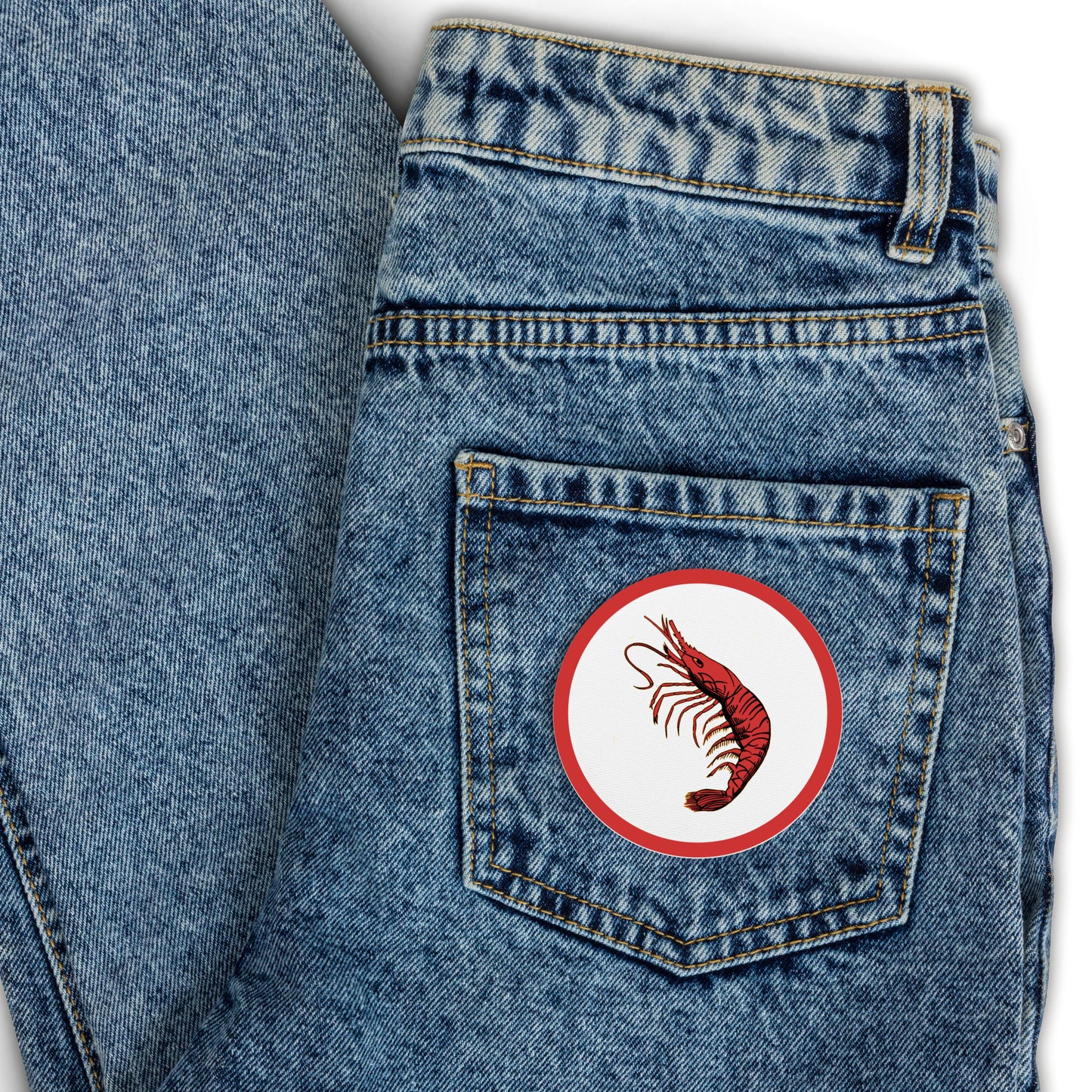 El camarón | Embroidered patch