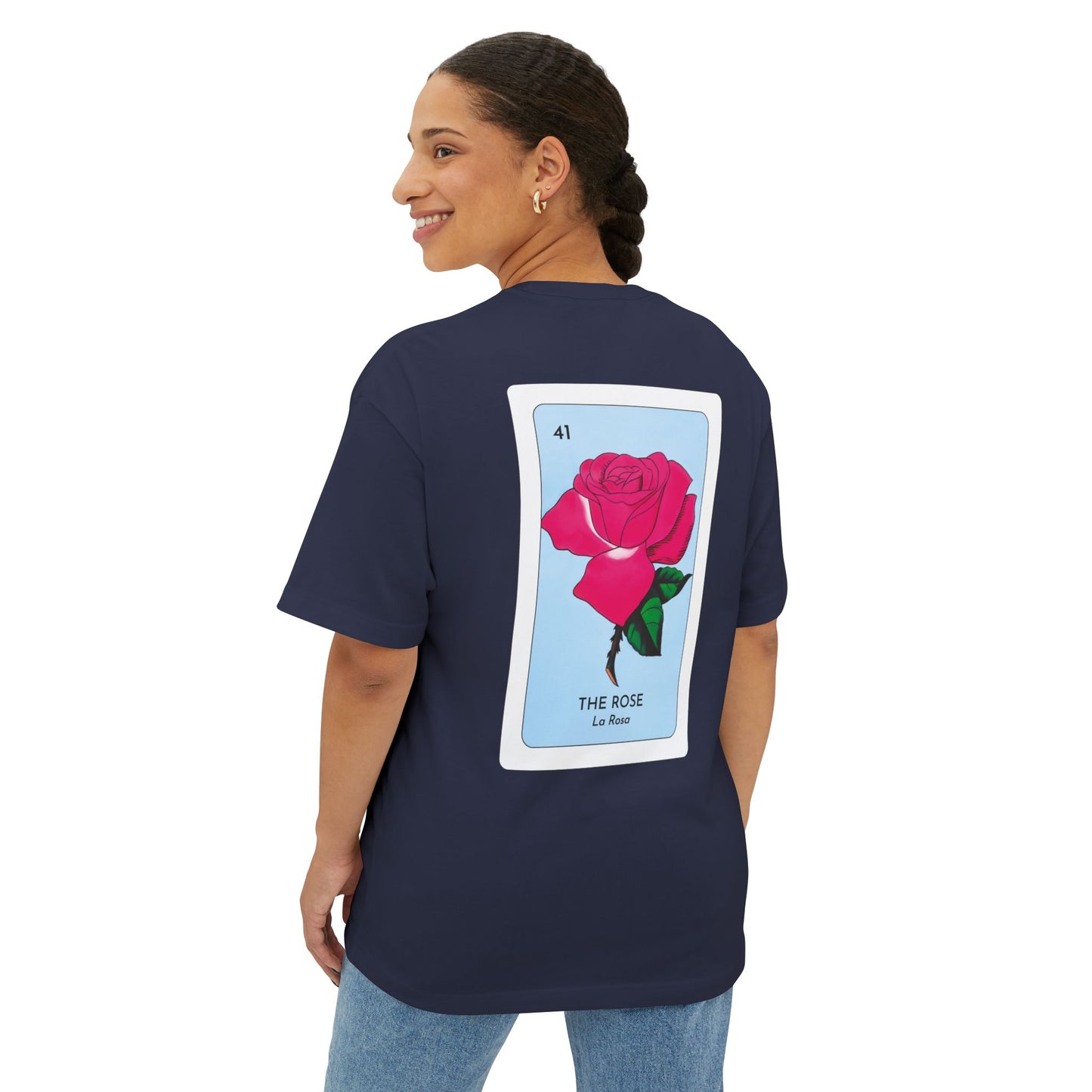 Lotería Rose Unisex Oversized T-shirt