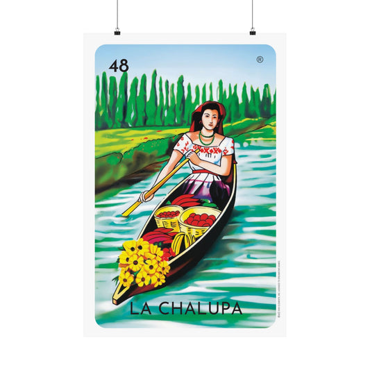 La Chalupa (The Canoe) – Official Lotería Poster®