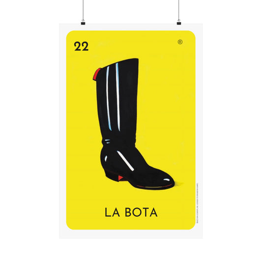 La Bota (The Boot) – Official Lotería® Poster
