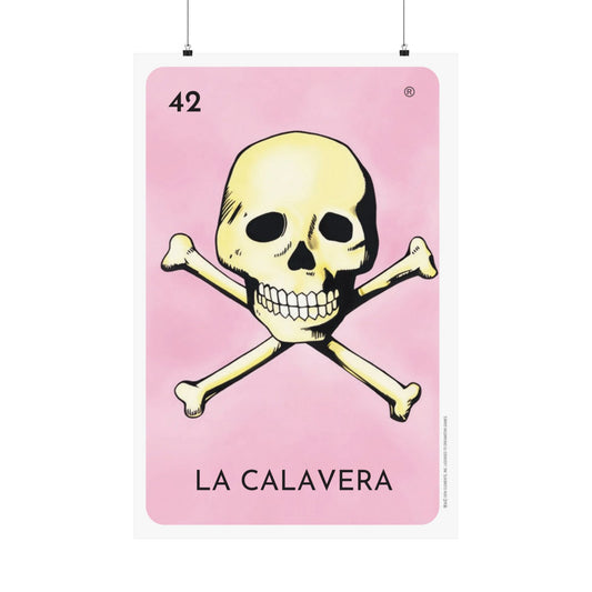 💀 La Calavera (The Skull) – Official Lotería® Poster
