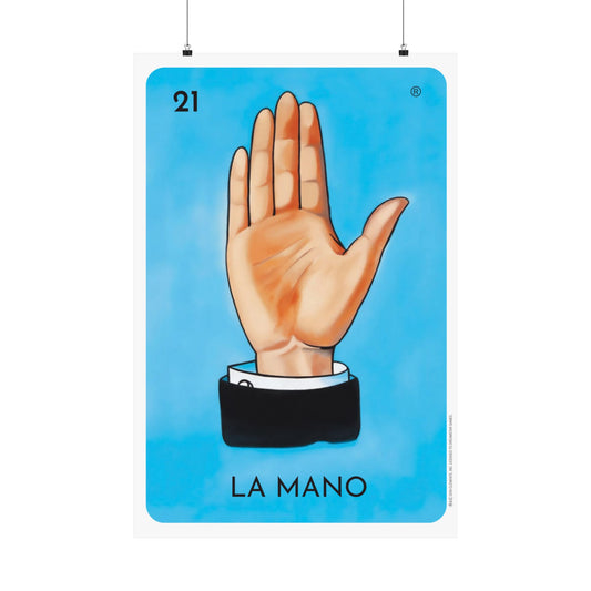 La Mano (The Hand) – Official Lotería® Poster