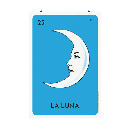 La Luna Vertical Matte Poster