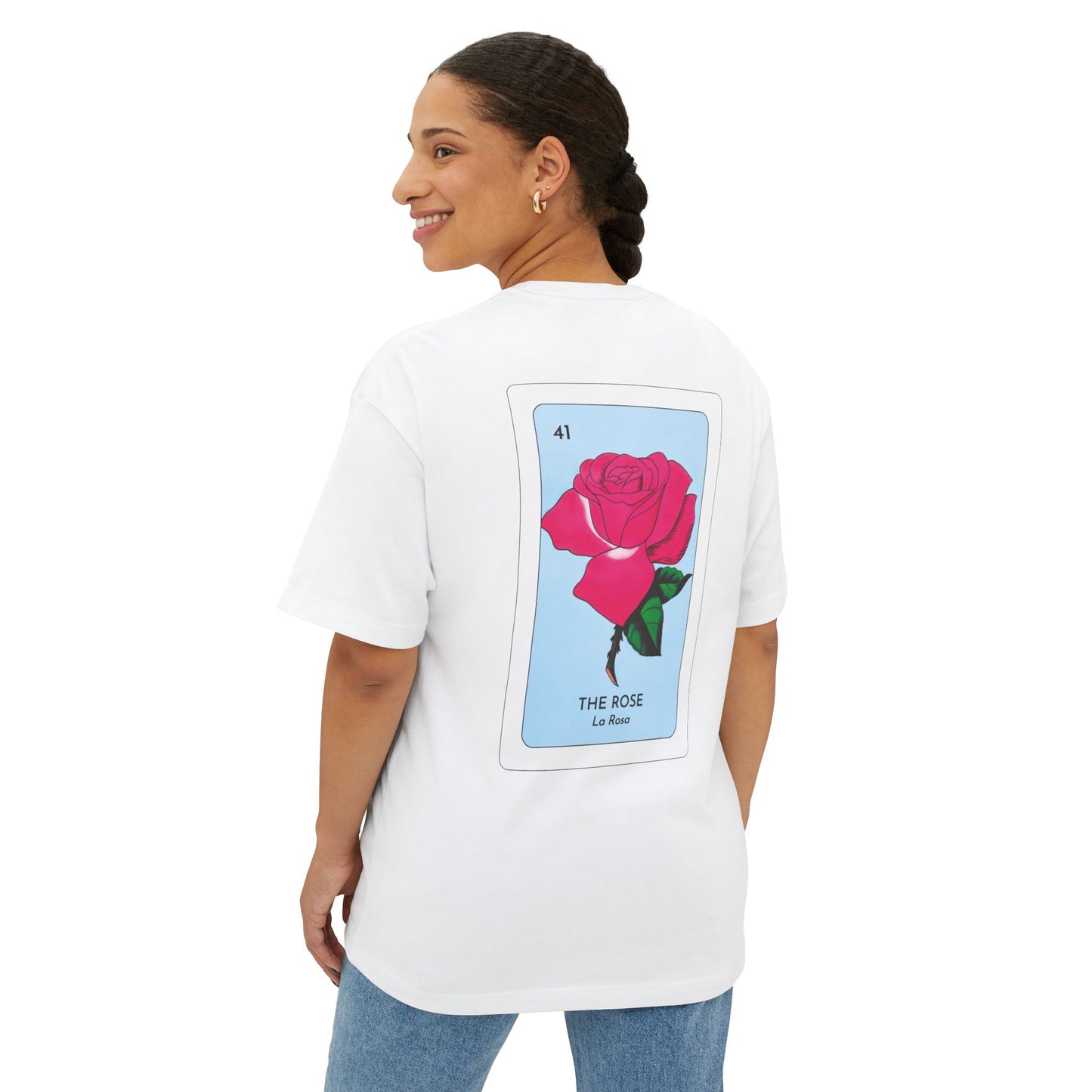 Lotería Rose Unisex Oversized T-shirt